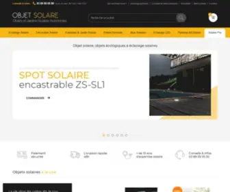 Objetsolaire.com(éclairage solaire) Screenshot