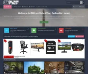 Oblivionstate.com(Oblivion State Urban Exploration Community) Screenshot