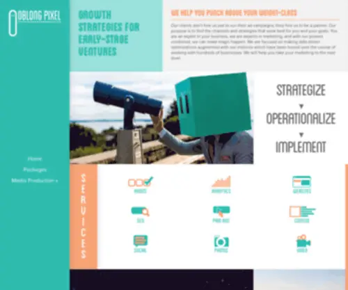 Oblongpixel.com(Oblong Pixel) Screenshot