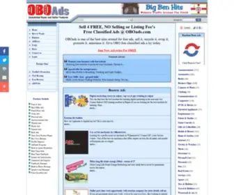 Oboads.com(Free Classified Ads) Screenshot