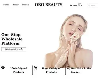 Obobeauty.com(One-stop Wholesale Platform) Screenshot