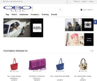 Oboclic.com(Boutique d’accessoires mode Oboclic) Screenshot