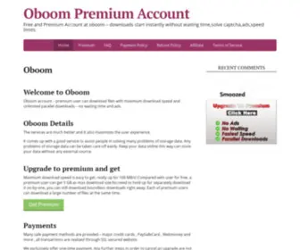 Oboom.co(Oboom) Screenshot