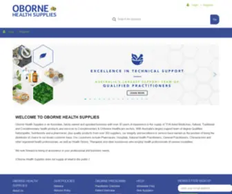 Oborne.com.au(The store) Screenshot