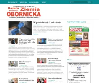 Oborniki.com.pl(Gazeta Powiatowa Ziemia Obornicka) Screenshot