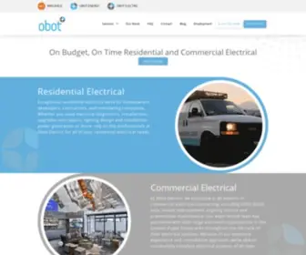 Obotelectric.com(Luxury Lighting Fixtures and Controls) Screenshot