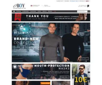 Oboy.com(Underwear, Swimwear, Fashion & more Shop) Screenshot