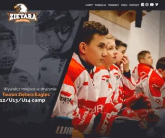 Obozyzietary.pl(Mottem Hokejowej Szkoły Ziętary są słowa jej założyciela trenera Walentego) Screenshot