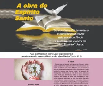 Obradoespiritosanto.com(A obra do Divino Esp) Screenshot