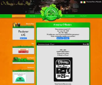 Obradys.com(O'Brady's Irish Pub) Screenshot