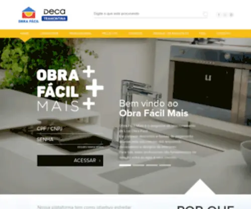 Obrafacilmais.com.br(Fácil) Screenshot