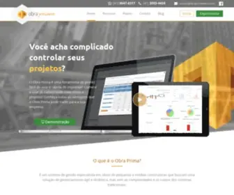 Obraprimaweb.com.br(Obra Prima) Screenshot