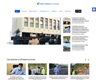 Obrapublicalapalma.com(Obras públicas) Screenshot