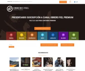 Obrerofiel.com(Recursos bíblicos en español) Screenshot