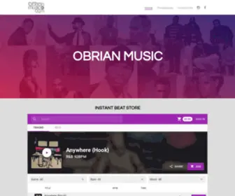 Obrianmusic.com(OBrian Music) Screenshot