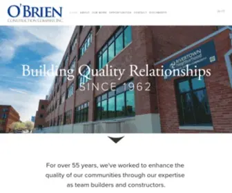 Obriencc.com(O'Brien Construction) Screenshot