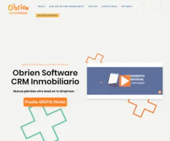 Obriencrm.com(Obrien CRM Inmobiliario) Screenshot