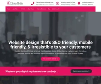 Obrienmedia.co.uk(Swindon Website Design & Digital Marketing • O’Brien Media Ltd) Screenshot