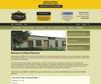 Obrienrx.com(O'Brien Pharmacy) Screenshot