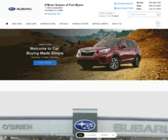 Obriensubaru.com(Subaru of Fort Myers) Screenshot