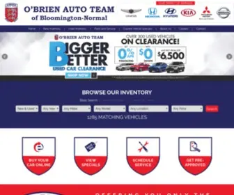 Obrienteamil.com(O'Brien Auto Team) Screenshot