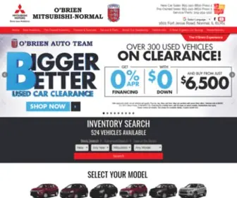 Obrienteamnormal.com(O'Brien Mitsubishi) Screenshot