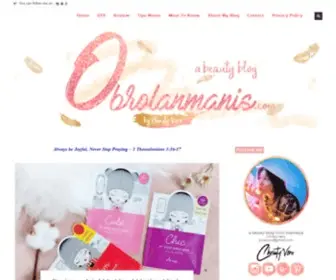 Obrolanmanis.com(Beauty Blogger Medan) Screenshot