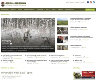 Obronanarodowa.pl(Główną misją projektu „) Screenshot