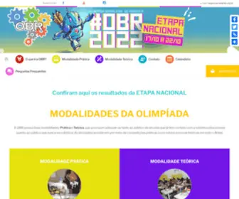OBR.org.br(Olimpíada Brasileira de Robótica 2023) Screenshot