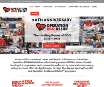 OBR.org(Operation BBQ Relief) Screenshot