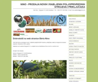 OBRT-Nino.hr(Obrt Nino) Screenshot