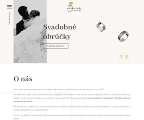 Obruckysvadobne.sk(Svadobné obrúčky) Screenshot