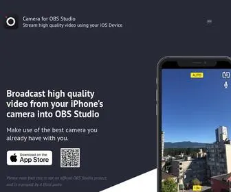 OBS.camera(An OBS Studio Plugin) Screenshot