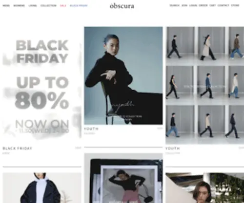 Obscura-Store.com(옵스큐라 스토어) Screenshot