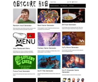 Obscurehub.com(obscurehub) Screenshot