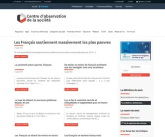 Observationsociete.fr(Centre d&#039;observation de la société) Screenshot