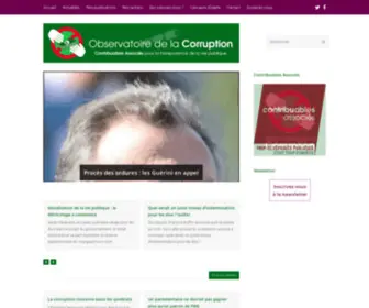 Observatoire-Corruption.org(Observatoire de la Corruption) Screenshot