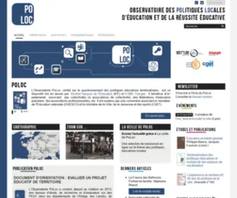 Observatoire-Reussite-Educative.fr(PoLoc) Screenshot