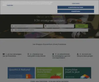 Observatoiredelafranchise.fr(Quelles sont les meilleures franchises 2022 en France) Screenshot