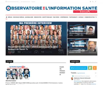 Observatoiredelinfosante.com(Observatoire) Screenshot