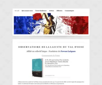 Observatoirelaicite95.org(Laïcité) Screenshot