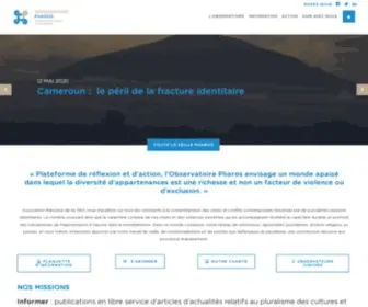 Observatoirepharos.com(Observatoire Pharos) Screenshot