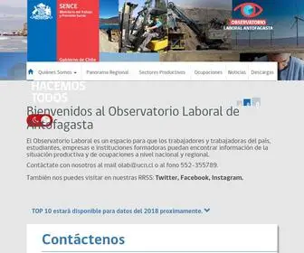 Observatorioantof.cl(Observatorio Laboral Chile) Screenshot