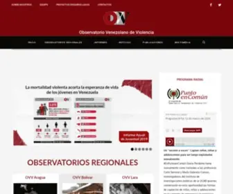 Observatoriodeviolencia.org.ve(Observatorio Venezolano de Violencia) Screenshot