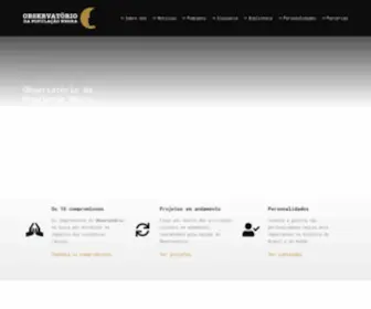 Observatoriodonegro.org.br(Observatório da População Negra) Screenshot
