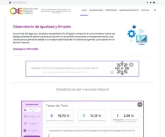 Observatorioigualdadyempleo.es(Inicio) Screenshot