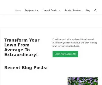 Obsessedlawn.com(Transform Your Lawn From Average To Extraordinary) Screenshot