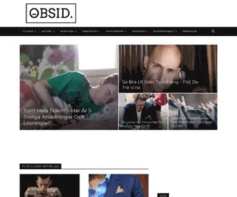 Obsid.se(Blogg för Män) Screenshot