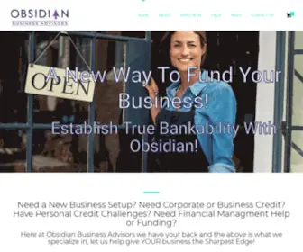 Obsidianba.com($100,000 Guaranteed In Business Funding) Screenshot