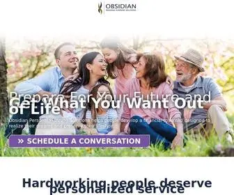 Obsidianpersonalplanningsolutions.com(Obsidian Personal Planning Solutions) Screenshot